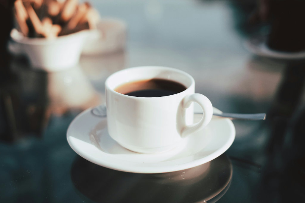 A cup of espresso.